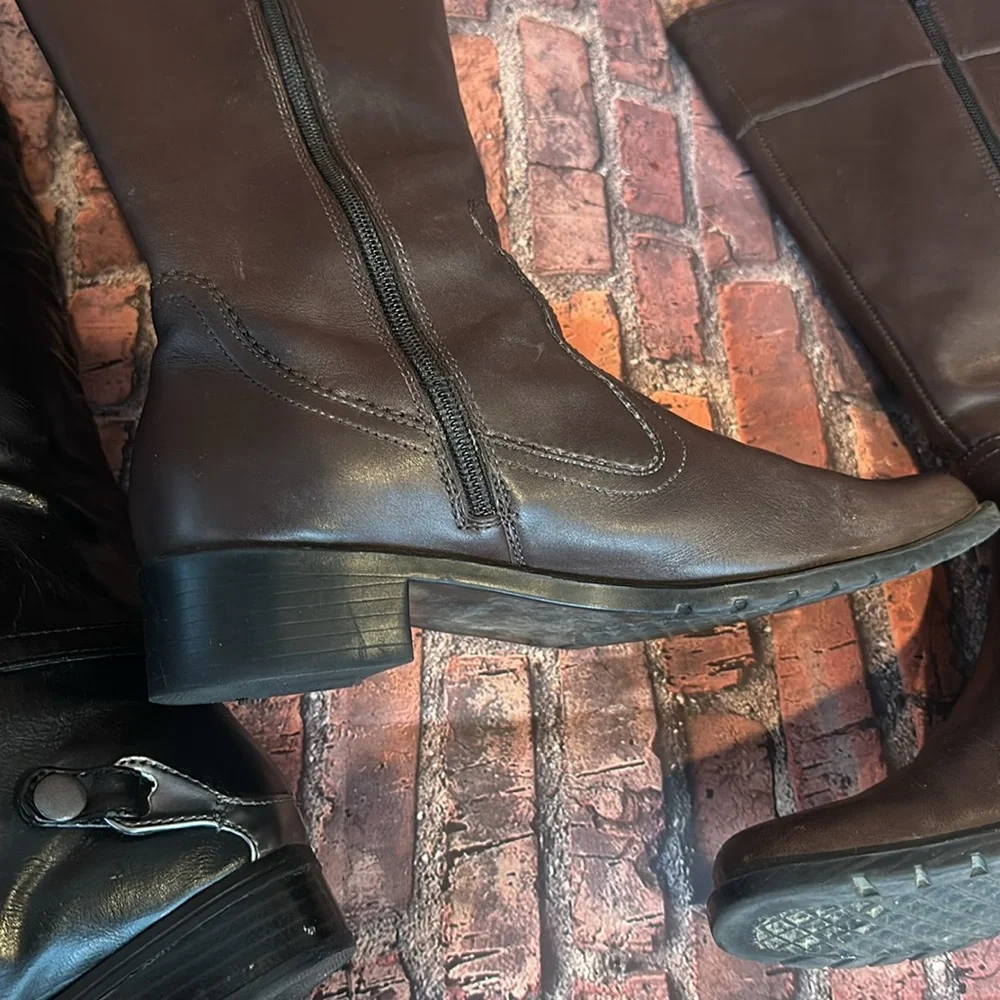 Nine West and Merona 2 fair condition boots size 7.5 & 8